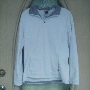 The North Face Large/Medium White Soft Pullover Winter Jacket Clean & Light Girl